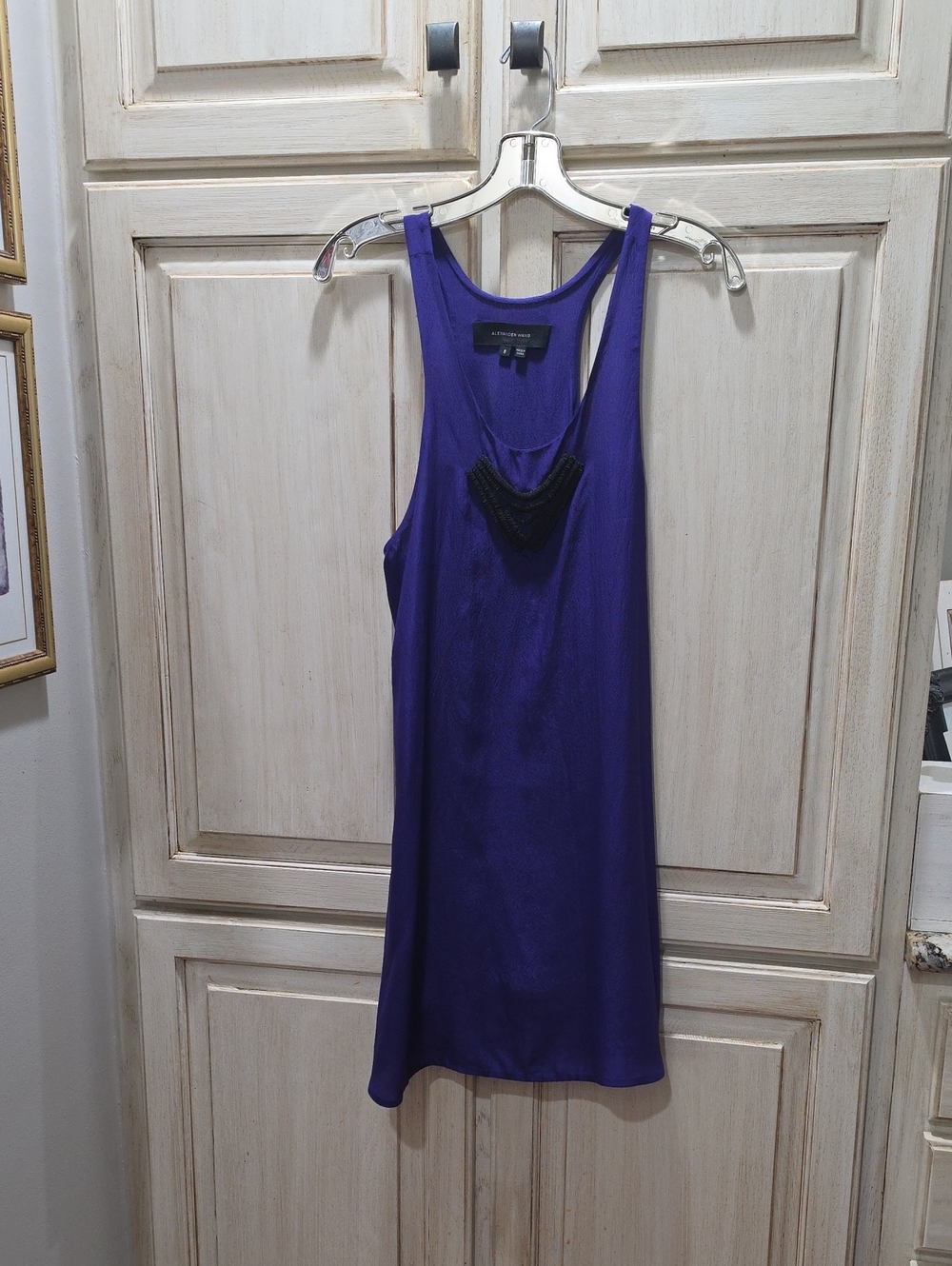 Alexander Wang Purple Racerback Dress